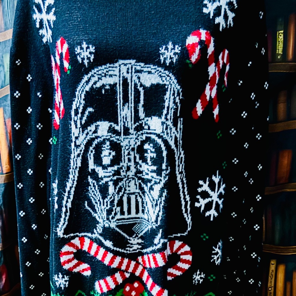 VINTAGE Darth Vader Christmas Sweater
